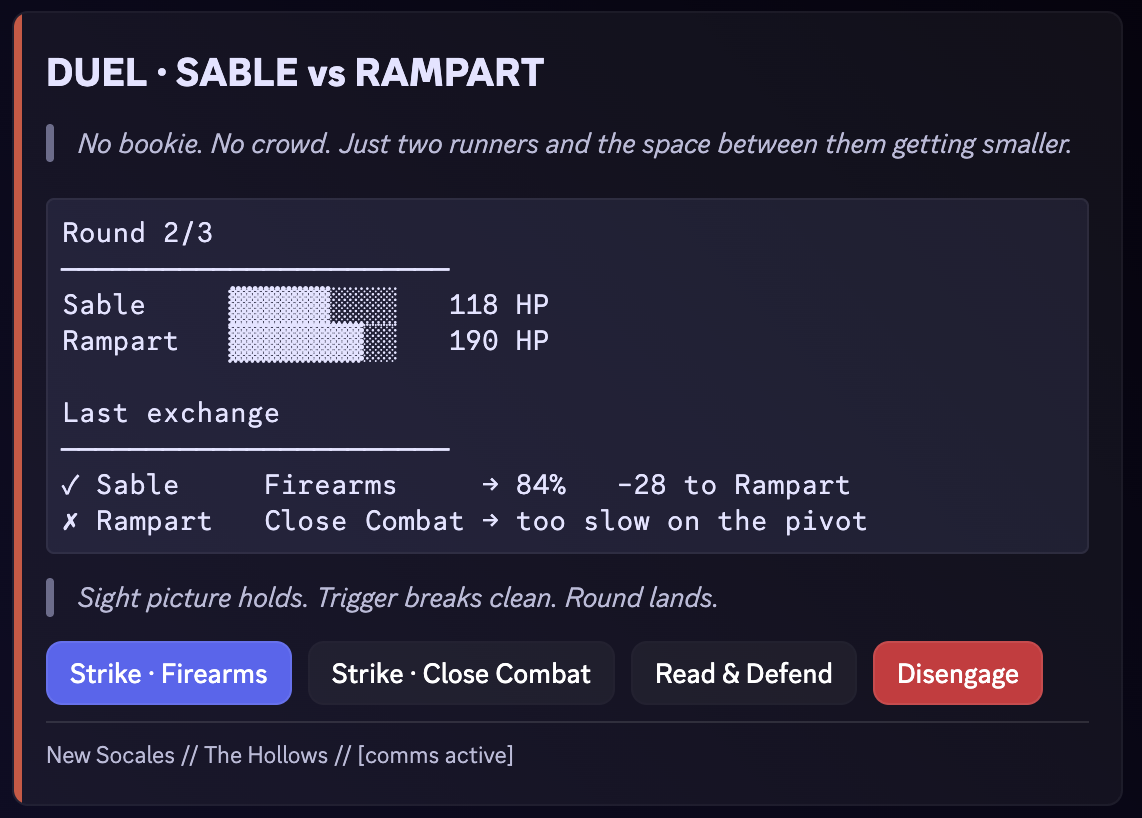 Settle It gameplay screen. A text description follows.